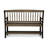Gray And Black Bench With Shelf, Crafted From Quality Wood Material Shelf For A Modern Functional Space,-291595692