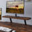Adjustable Height Modular L-Shaped Steel Standing Desk-555411598