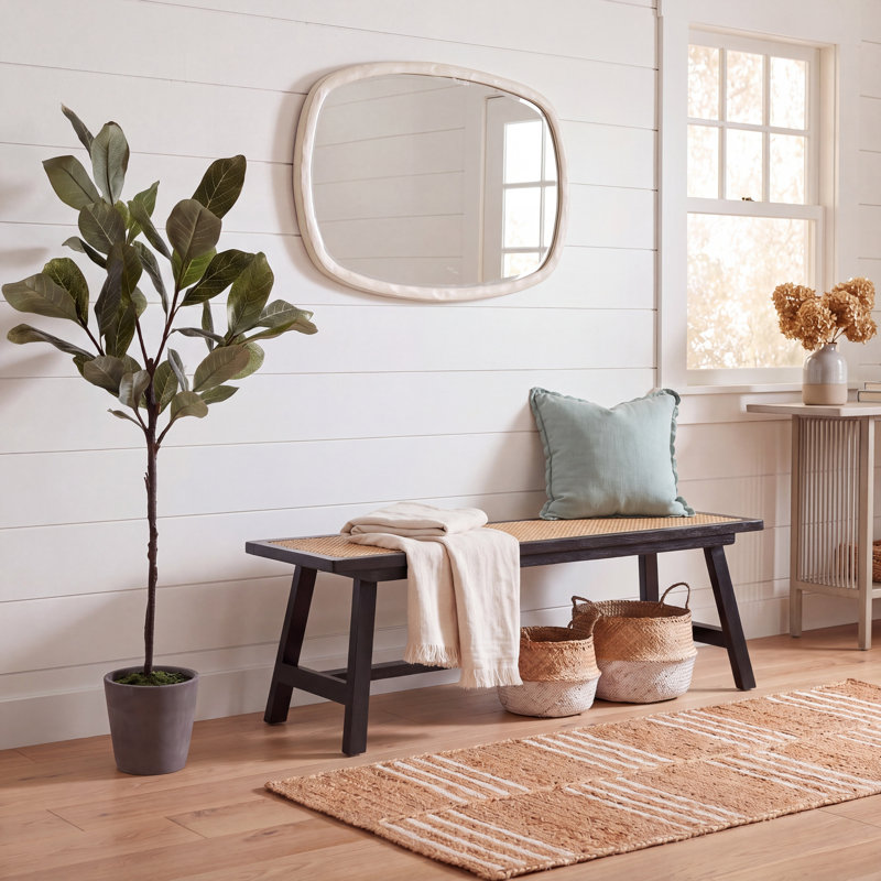 Henrik Cane Bench, Black