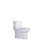 1.28 GPF Sidesingleflush One Piece Toilet, Watersaving Elongated Comfort Height Floor Mounted, Soft Closing Seat, 1000 Gram Map Flushing Score Toilet, Gloss White GW003S
