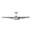 Ventilateur de plafond intérieur Terhune avec tige filetée, pales en ABS argenté et télécommande portable-1024846529-871805608-1024846590