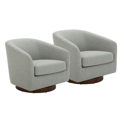Bennett Swivel Barrel Chair