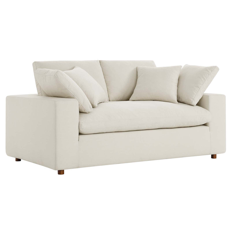 Causeuse Commix, Polyester 100 % beige clair