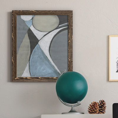 A Soft Jewelli Geometric II - peinture sur toile encadrée