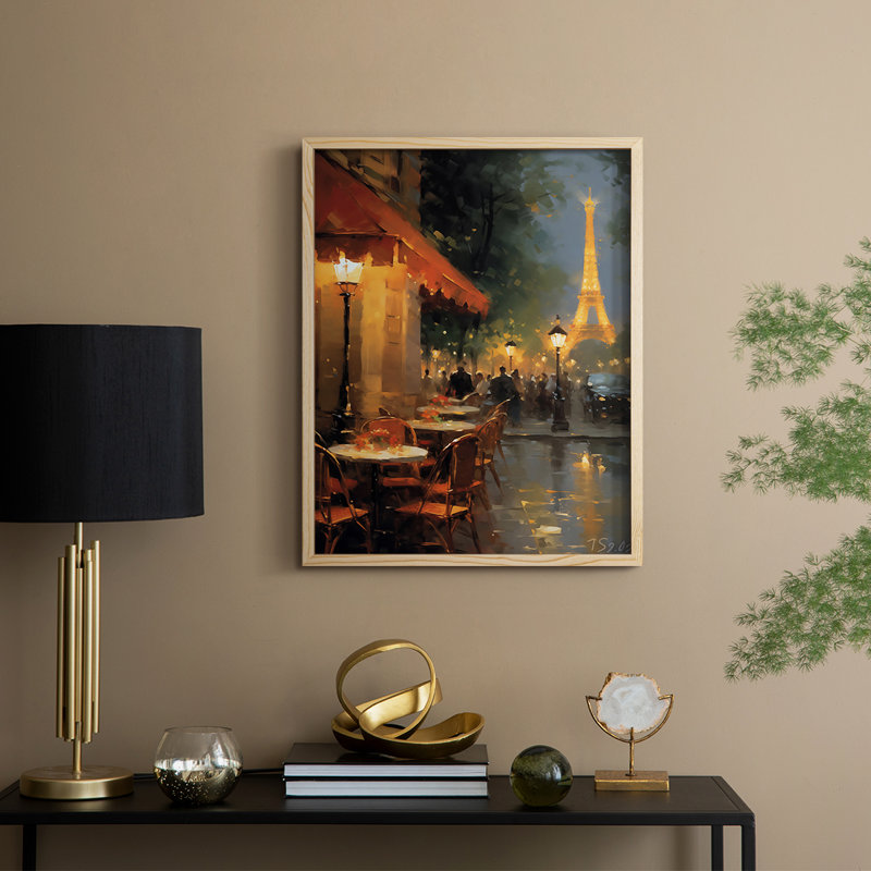 «LANDSCAPES Series», encadré en bois massif, Naturel, H 30 po x l 24 po