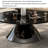 Simple round marble coffee table-1491763174