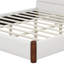 Structure de lit en bois avec tête de lit, lit plateforme tapissier avec pieds de soutien en bois, structure de lit Cloud-106912656-106912669