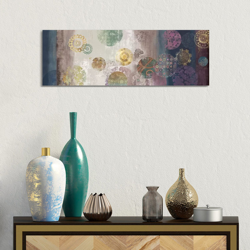 Glacier Rings I by Aimee Wilson - Wrapped Canvas Panoramic Painting, 30.48 cm H x 91.44 cm W x 1.91 cm D