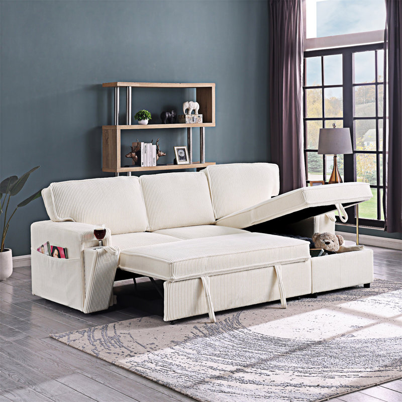 Canapé-lit modulaire avec espace de rangement Upholstery