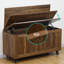 Coffre à couvertures en bois manufacturé Gracemont-409693137