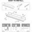Elizaveta 4 Piece Floating Shelf