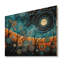 Tribal boho mosaïque lune - mosaïque bohème sur bois-1516838231