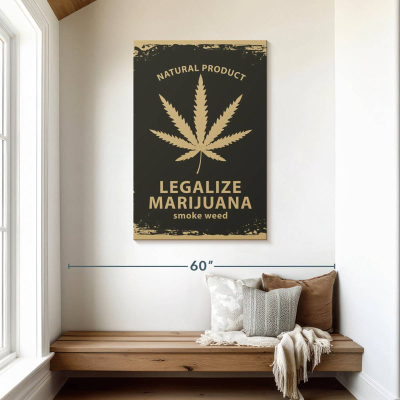 Senne Marijuana Campaign, 45" H x 30" W