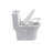 1.1/1.6 GPF Elongated ADA Height One Piece Dual-Flush Toilet with Soft-Closing Seat,MAP Flushing 1000G-121551717