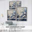 Reproduction encadrée FLORAL Series CCLXV - bois massif-1692615211