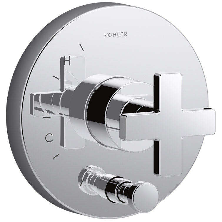 Composed Diverter Faucet Trim Cross Handle