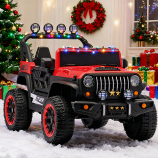 Jouets pour enfants 24V avec télécommande, voiture électrique pour 2 enfants, lumières à DEL, musique, 3 vitesses, ceinture de sécurité, cadeau d'anniversaire pour les enfants de 3 à 8 ans