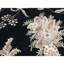 Dharma Floral Area Rug in Black/Beige