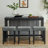 59 Inch Bar Table, Dining Table, Sofa Table With Power Outlet, 3 Upholstered Stools, 4 Piece Bar Table And Chair Set-1739199532-1744099236