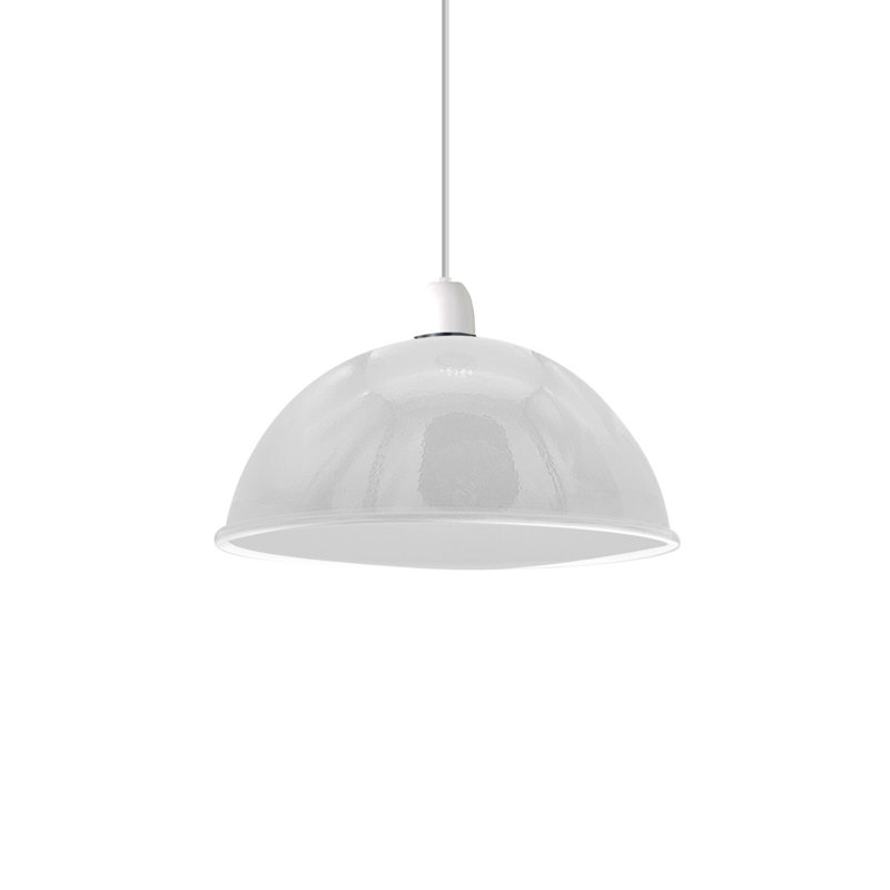 Abat-jour de plafond industriel rétro, abat-jour en dôme en métal de 30 cm facile à installer pour luminaire suspendu de remplacement pour chambre à coucher, cuisine, bureau, salon