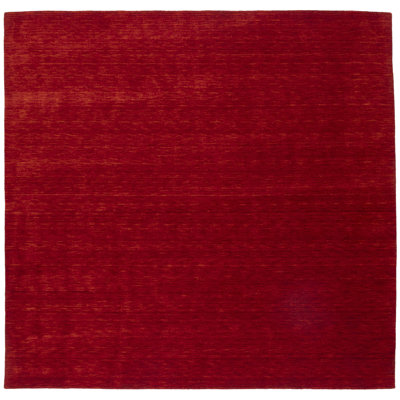 Vekakis Hand Loomed Gabbeh Rug, 100% Wool, Solid Color, Fade & Stain Resistant, Durable, All Sizes, India-Made.
