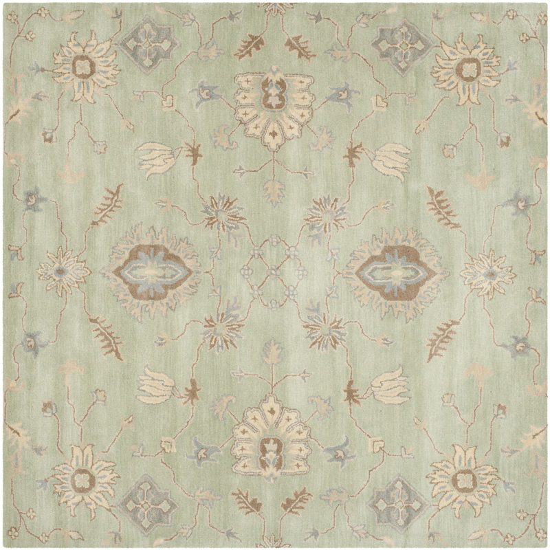 Tapis en laine Amory Wyndham, Carré 7 pi
