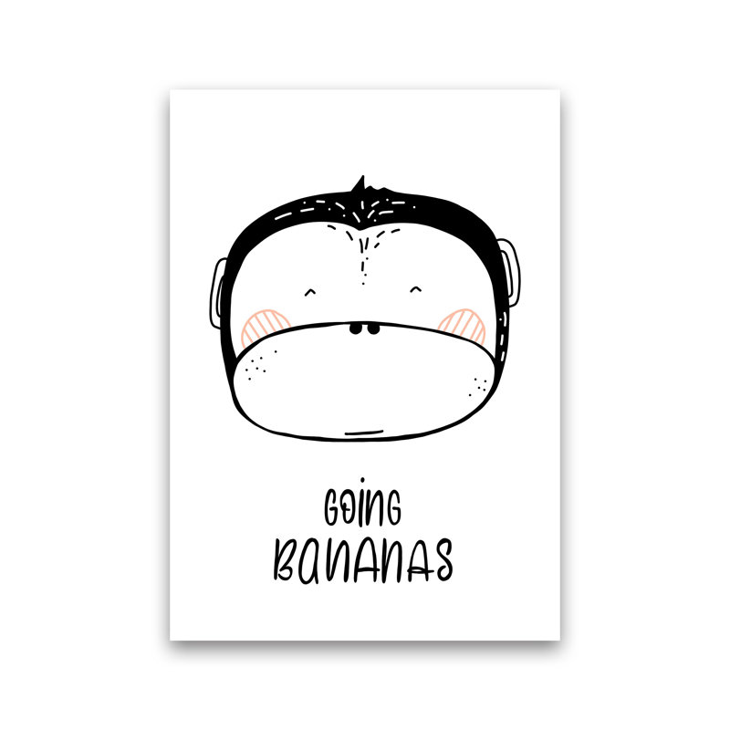 Monkey by Miniofmine - Print, Unframed, 42cm H x 30cm W x 1cm D