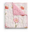 Jeté matelassé réversible 50 po x 60 po Greenland Home Fashions Breeze Blush