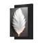 Décoration murale luxueuse en plumes de grès haut de gamme avec lumière-746692833