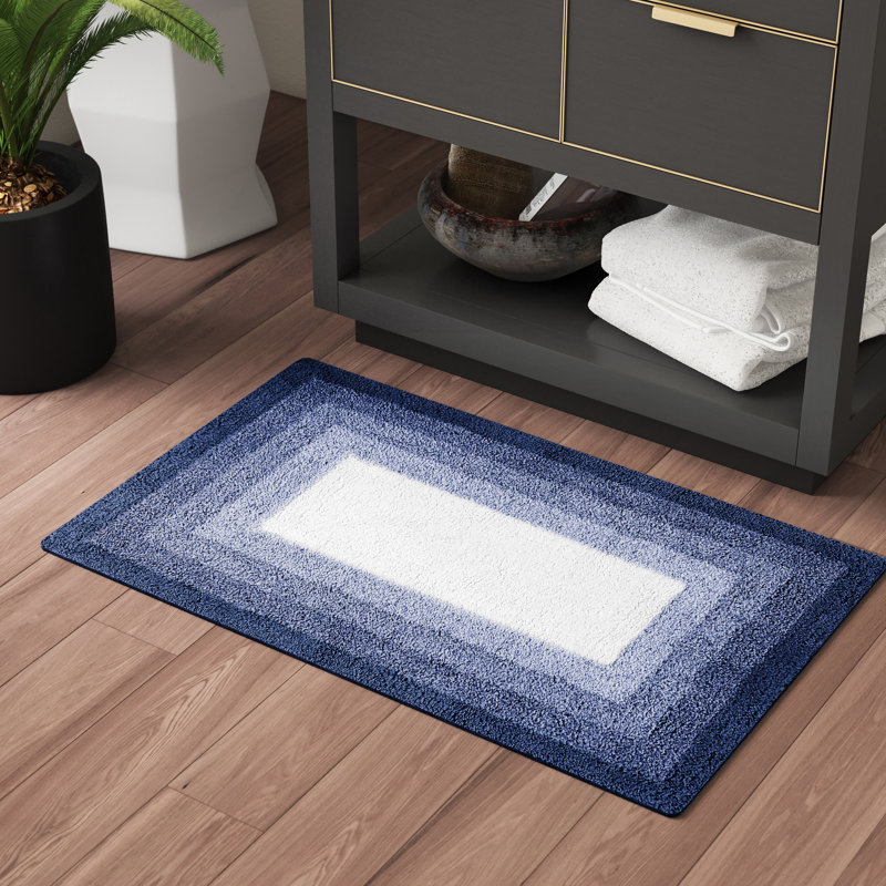 Ensemble de tapis de bain Zenda Crofoot, Denim foncé