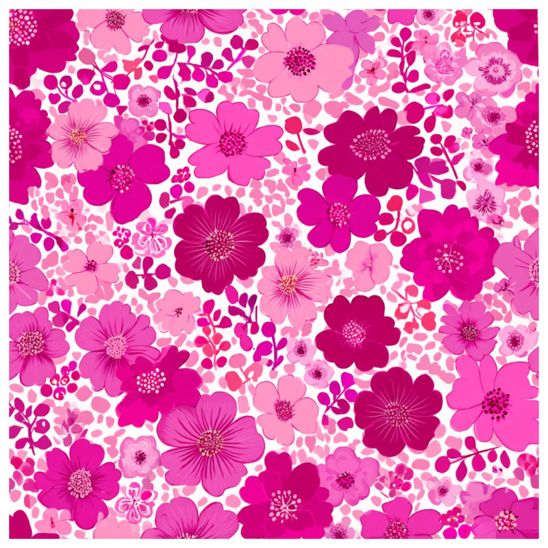 Édredon à motif floral bohème, Édredon simple, Floral rouge / rose