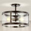 Pinkney Glass Semi Flush Mount-589486593