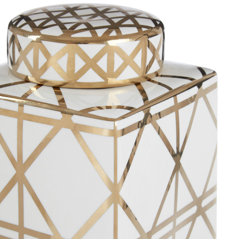 Ceramic / Porcelain Jar, 38cm H x 18cm W x 18cm D