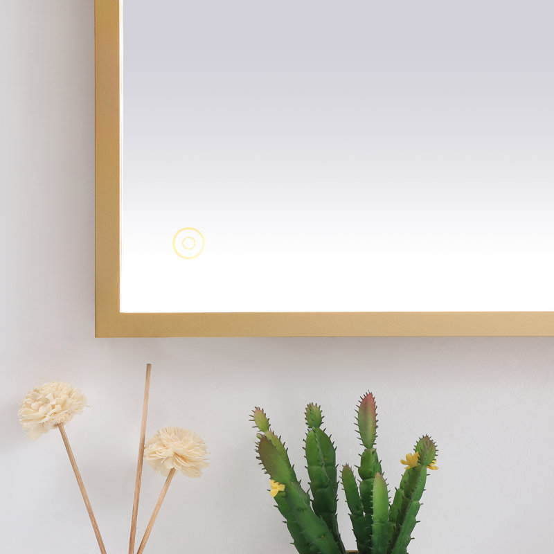 Miroir Piche, Laiton, 36 po x 40 po