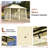 Bodmar 13 Ft. W x 10 Ft. D Steel Patio Gazebo-71106125