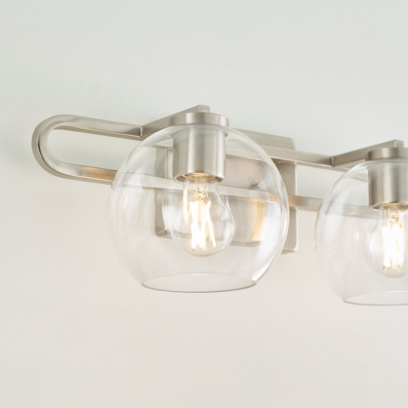 Codyn 4 - Light Vanity Light, Brushed Nickel, 2, 7.63"H x 19.75"W x 8.38"D