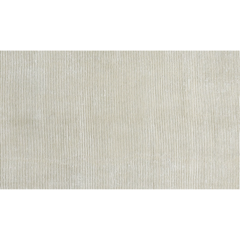 Hand-Knotted Area Rug in Ivory/Gray, Runner 2'6" x 8', Ivory/Gray