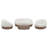 Willow 4Pc Upholstered Woven Patio Deep Seating Conversation Set
