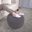 Repose-pieds tricoté en coton d'une capacité de 200 lb-1442407110