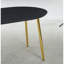 Table extensible, table à manger, table de bureau, table basse, pieds en métal, plateau en bois aggloméré