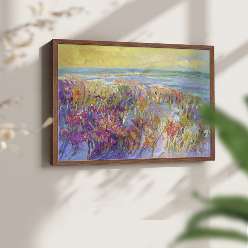Summer Sanctuary - Reproduction encadrée - Restickable, H 8 po x l 10 po, Noyer