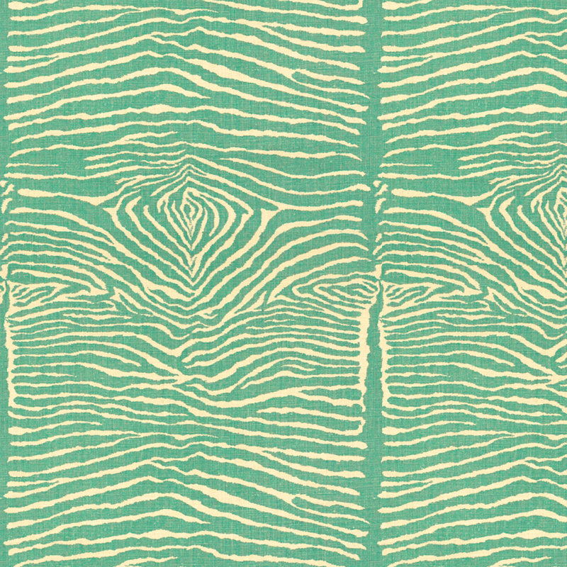 Hommage Le Zebre Fabric, Aqua