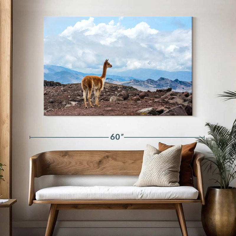 Vicuna, 34" H x 51" W