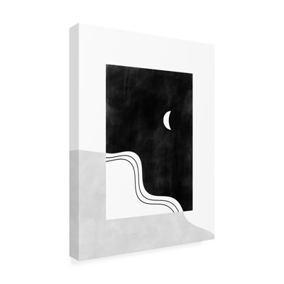 Œuvre d'art sur toile noire, Elena Ristova