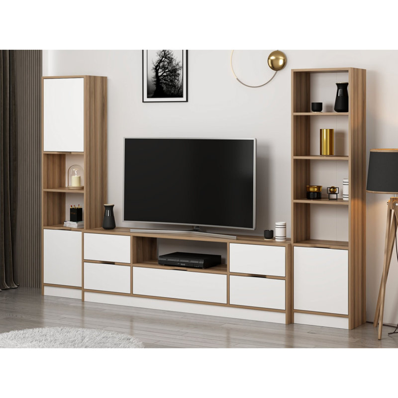 Azhaan 70.9'' W Storage Credenza, Blanc