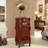 Reddish brown Rectangular Solid Wood Media Players