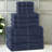 Mile Smart Twist Viscose Cotton Blend Medium Weight Solid Thick Border Towel Set-106716099-106716088