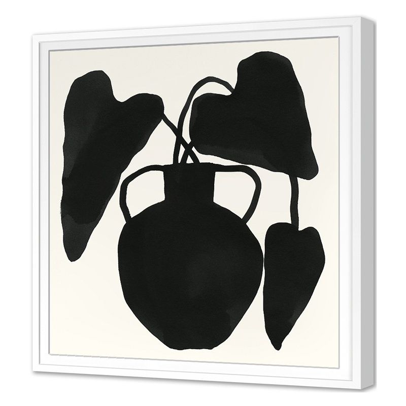 Indigo Urn 2 Print by Roebuck, Kate, White Single Picture Framed, 36'' H x 33'' W