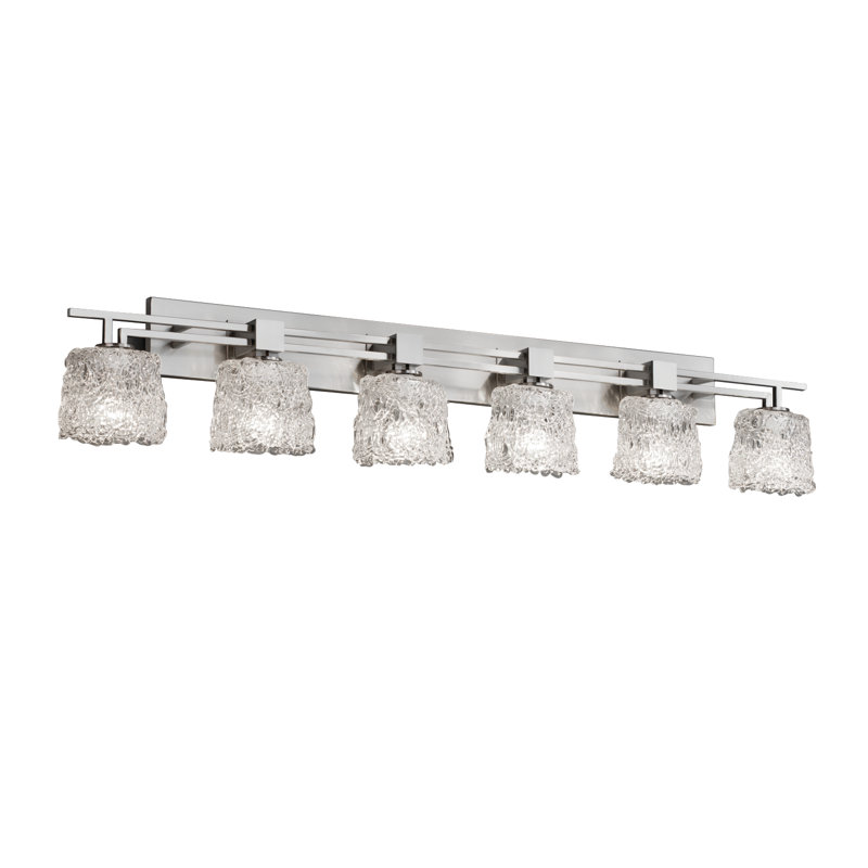 Chetanna 6 - Light Vanity Light, Lace, Oval, Brushed Nickel