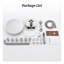 Wall Mounted Thermostatic Complete Rainfall Shower System with 6 Body Jets and Rough-in Valve-106263844